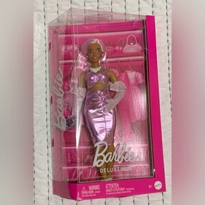 NIB Barbie Deluxe Style Doll #1 in Barbiecore Outfit, Pink Hair Dress
